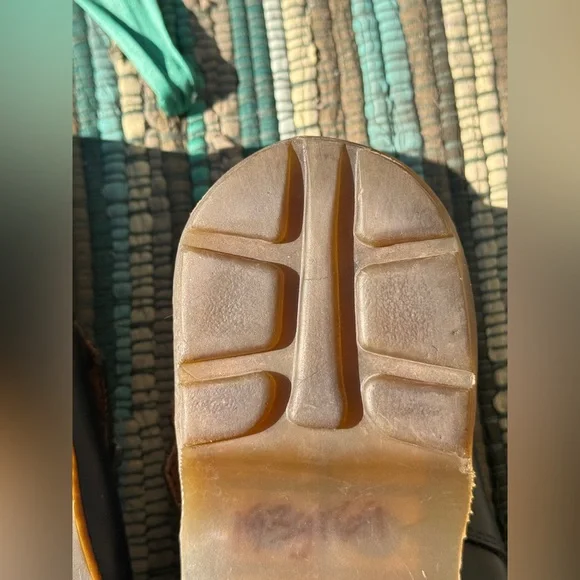 90s Vintage Made in England Doc Martens Black Mary Jane Shoes Sz 10 - Picture 8 of 11